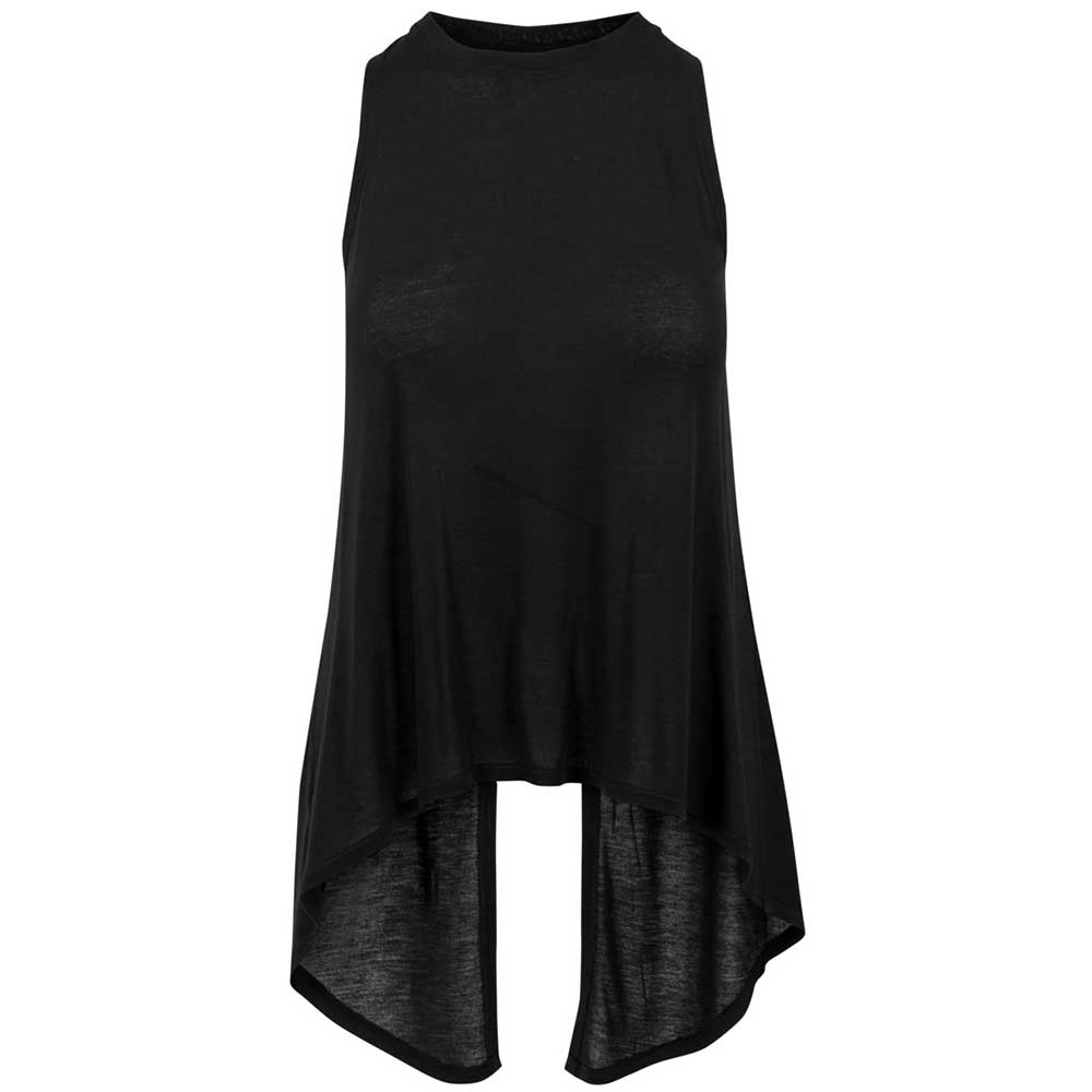 Urban Classics - HiLo Viscose Ärmelloses Top - Schwarz